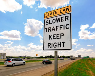 oklahoma driving in left lane law