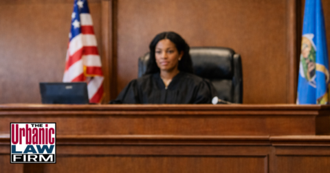 Judge presiding in an Oklahoma courtroom for state court diversion programs in Oklahoma, illustrating Oklahoma criminal defense by The Urbanic Law Firm.